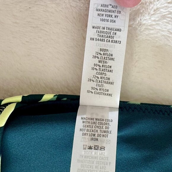 NWT Aerie Offline Goals Sports Bra Deep Forest Green Animal Print - M - Picture 6 of 8